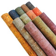 12pcs Colored Cork Fabric Sheets, Cork Faux Sheets for Handcrafts 8″ x 12″(20…