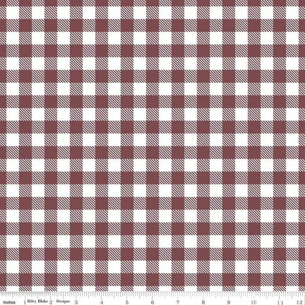 RBD ~ A Walk on the Prairie ~ C15238-MARSALA ~ 100% Cotton ~ per half yard