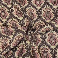 Burgundy French Royal Trellis Upholstery Fabric 54″
