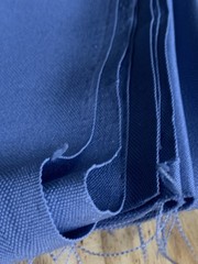 Vintage Denim Slate Blue Fabric 55” X 58” 1.5 Yards Polyester Cotton ?
