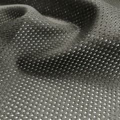 Dark Charcoal Gray Micro Mesh Athletic Jersey Fabric – 58″ Wide – Small Holes