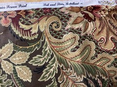 Raymond Waites For Mill Creek Fabrics Loreen Print Brown Ancient King 2 1/2 yd