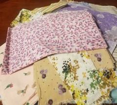 Quilting fabric – cottons, Lots Of Florals And Prints, Multicolored