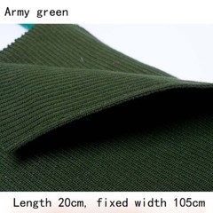 20cm DIY Knit Ribbed Fabric Stretch Trim Neckline Cuff Waistband Rib Trims Soft