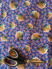 Blank Quilting Corp. “Night Garden” Hedgehogs quality cotton fabric 5 Yards