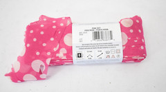 Red Heart Boutique Sassy Fabric 30 yds Polka Dotted 5.5mm Thick Pink/White