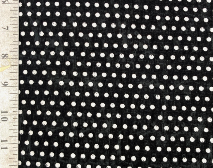 Timeless Treasures Black Dot Cotton Fabric 44″ Soho Yardage