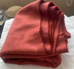 Copper Rust Microsuede Faux Suede Sewing Fabric 3 Yds + 25” Polyester