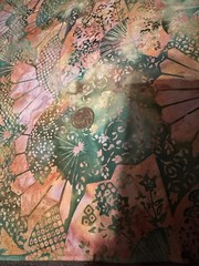 VTG Bali Batik Fan (56.5” X 43.5”Yd) Quilting Cotton