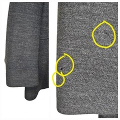 Scraps 100% Pure Men’s Wool Charcoal 3-Button Sport Coat Overcoat Blazer 46R