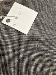 6 Lbs Vintage Fabric Lot Mixed Remnant Variety Textures Colors Circa 1970s