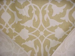 4-5/8Y Kravet Couture Barbara Barry Poetical Spungold Print Upholstery Fabric