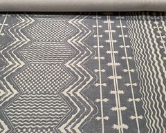 2.5YD FERMOIE UK Abbey Stripe Union Fabric w/ Custom Knit Backing $1144 Retail*