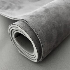 96” x 60” Dark Gray Suede Headliner Fabric for Car Roof Replacement