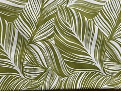 3-1/2 Yards TOMMY BAHAMA FANTASY FOLIAGE GREEN TROPICAL LEAF Upholstery Fabric