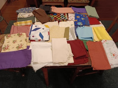 Lot of Fabric Remnants for Sewing & Crafts Medium & Large Pieces – 5 + lbs. 1A