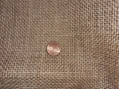 Brown BURLAP FABRIC 39″ x 38″ Country Wedding Party Craft cut piece