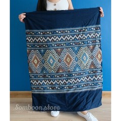 Lovely handwoven fabric ,Thai traditional fabric, Thai sarong, Tailue textile