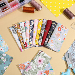 100 Pcs 5″X 5″ Charm Packs for Quilting, Precut Multi-Color Printed Floral Fabri