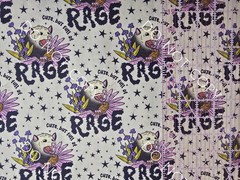100% Cotton Woven Novelty Fabric Opossum Possum Rage By The 1/4 Yard 9×56