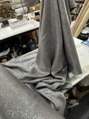 Damask Jacquard Brocade Fabric 110 Inch Wide Sold By The Yard – Gray