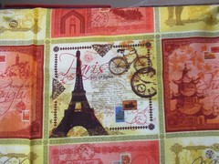 TOP DRAWER PATCHWORK INTERNATIONAL BLOCKS RARE SZ 1Y12″X42″ NEW