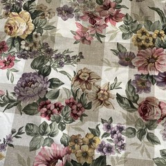 Fabric, French Country, Cottage Farmhouse 80″ x 60″ wide Upholstery @21