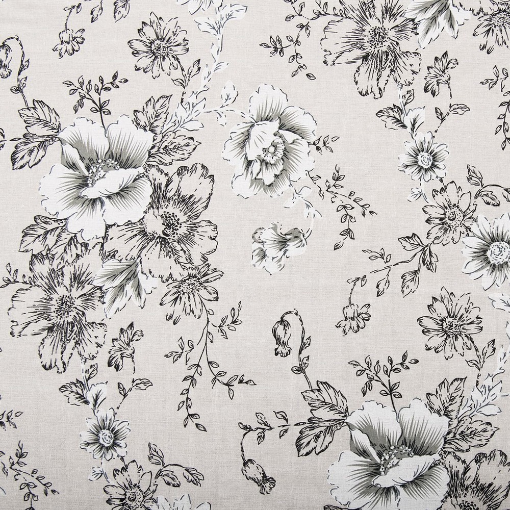 Linen Floral Fabric By The Yard Upholstery Sewing 62 Inch Width Chair Sofa