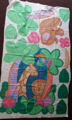 Vintage Princess Fabrics Inc. #849 ~ Jungle Animals ~ Large Cut Outs ~ Baby Deco