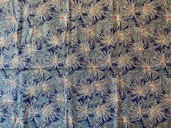 HOFFMAN FABRIC~Evergreen~CONIFERS~Pine Needles~GOLD GREEN BROWN~Black Background