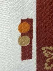 Kenmill Brown Orange Leaf Upholstery Fabric ~5 Yd x 54”-Autumn Fall Decor