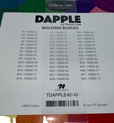 Northcott Quilt Fabric Dapple Building Blocks Layer Cake 42 Piece Assorted 10”