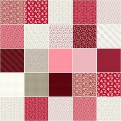 Wilmington Prints – Blushing Blooms – Dotted Floral – Beige, Fabric BTY