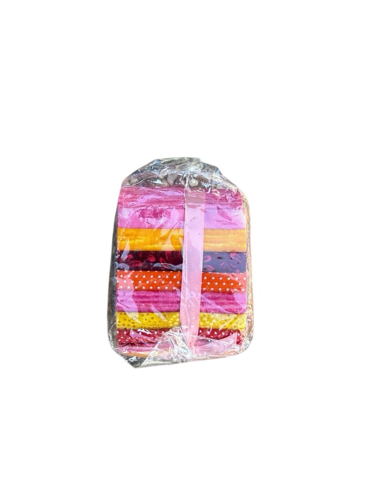 Jelly Roll Fabric 40 PCS Cotton Quilting Fabric Strips 2.5 x 45 Inches Pinks Etc