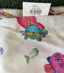 Vintage Jelly Bean Junction CATS DOCTOR NURSE MM Fabric 4 Yards 60″ W USA