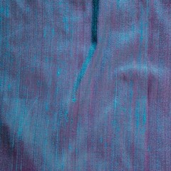 Blue & Pink Silk Dupioni Fabric by the Yard, 1 Yard Blue Silk Fabric
