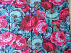 PHILIP JACOBS GLORY ROSE BLACK PJ21 17” X WOF original issue