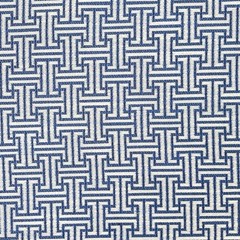 BALLARD INSIDEOUT PERFORMANCE UPHOLSTERY FABRIC PATMOS COBALT BY THE YARD