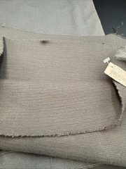 Lot Pendleton Woolen Mills Knit Trim Tube Fabric Remnants Dark Gray Blue Gray