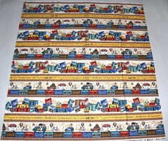 OOP Cotton Fabric Timeless Treasures “On the Go” Quilting Bicycles Travel