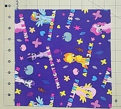 37 Precut My Little Pony Quilt Squares 8.5 X 8.5 Mixed Characters and Colors New