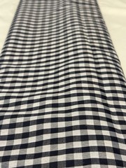 7+ yards Fabric Lot Black/White & Red/White Gingham + Watermelon #115