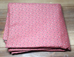 Cotton Sewing Fabric Pink Mauve Tiny Floral Print 1.5 yd x 44″