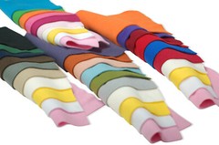 Polar Fleece Fabric Bundle,Fat Squares,20x20cm x 10 Colors,4 Themes Neotrims UK
