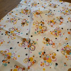Vintage Coordinating Cotton Fabrics Teal Solid & Multicolor Print 4+ Yards