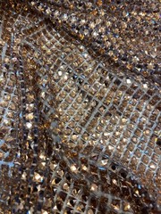 Gold Diamond Rhinestone Mesh Fabric – Sparkly Crystal Net Fabric By The Yard