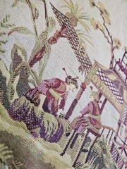PINDLER & PINDLER ‘Meiling’ Garden Chinoiserie Damask Fabric Upholstery Per Yard