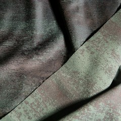 50X128cm Double-sided Green Brown Fabric Sewing Coat Jacket DIY Cloth Craft