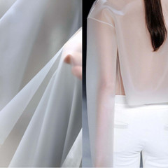 1M Waterproof Clear PVC Fabric for Matte Gloss Coat Clothing Sewing Craft DIY