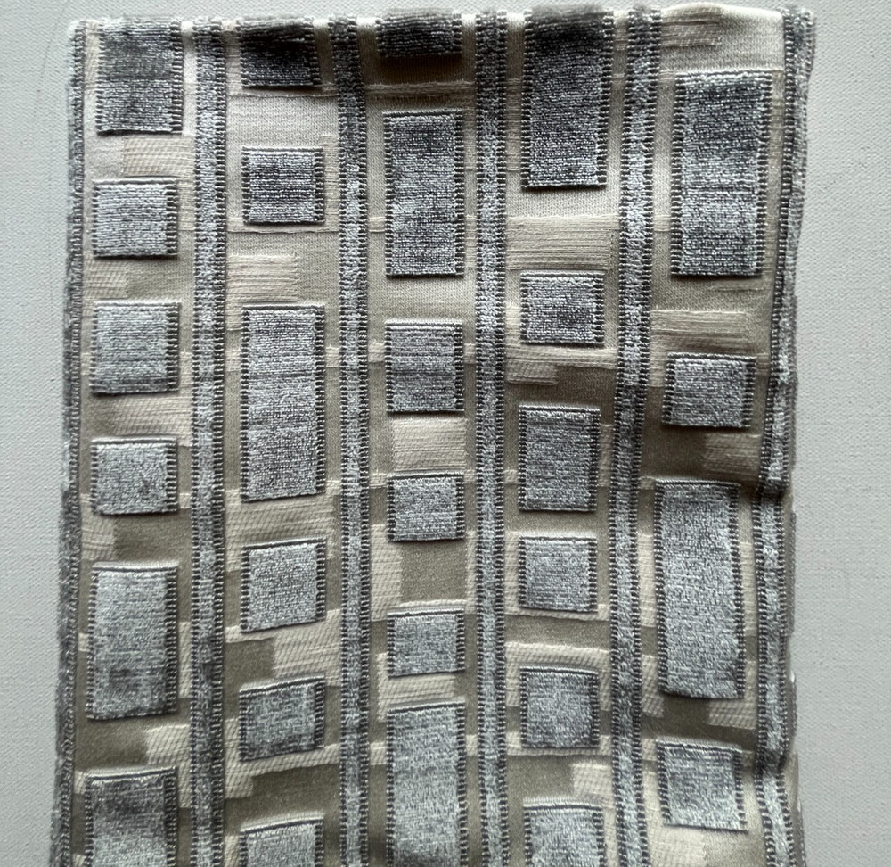 Groundworks Mary Fisher Resolution Frost Designer Fabric Remnant 24″x25″
